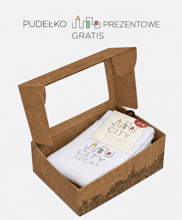 ŻÓŁTO-BORDOWE SKARPETY WARSZAWSKIE