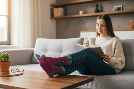 RÓŻOWE SKARPETY WARSZAWSKIE