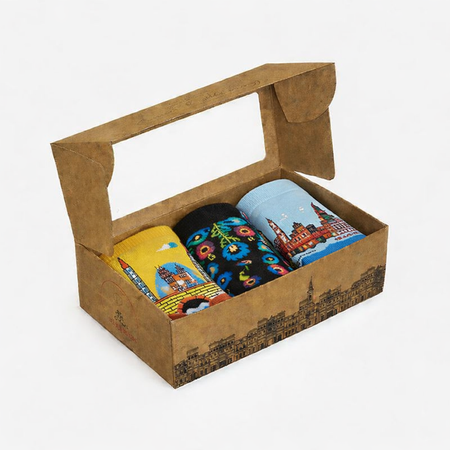 WROCŁAWSKI ZESTAW 3 PAR SKARPET