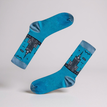 TURKUSOWE SKARPETY WARSZAWSKIE