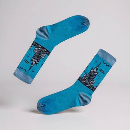 TURKUSOWE SKARPETY WARSZAWSKIE