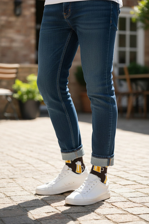 SKARPETY Z MOTYWEM KUFLI 