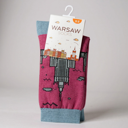 RÓŻOWE SKARPETY WARSZAWSKIE
