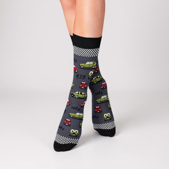 KOLOROWE SKARPETY INSPIROWANE POLSKIMI SAMOCHODAMI